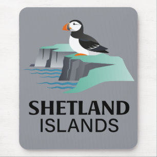 Tapis De Souris Îles Shetland Écosse Royaume-Uni