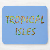 Tapis De Souris Îles Tropicales - Brun (Devant)