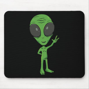 Tapis De Souris ILL Alien ASL Gesture mains sourdes Perte d'auditi