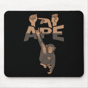 Tapis De Souris ILL APE ASL Geste main sourde perte d'audition déf
