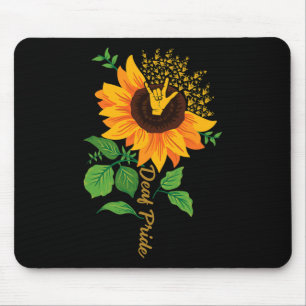 Tapis De Souris ILL ASL Gesture mains Sourdes Sensibilisation à la