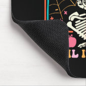 Tapis De Souris I'll Just Wait Until It's Quiet Halloween Skeleton (Coin)