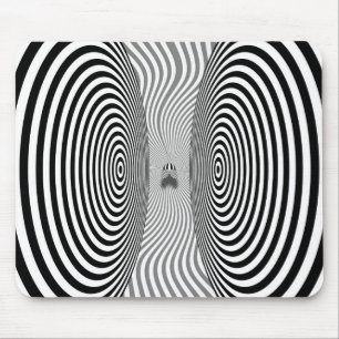 Tapis De Souris Illusion d'optique - La mouche agaçante