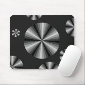 Tapis De Souris Illusion optique Black Mousepad (Avec souris)