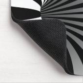 Tapis De Souris Illusion Optique Hypnotique Courbe Spirale (Coin)