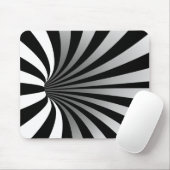 Tapis De Souris Illusion Optique Hypnotique Courbe Spirale (Avec souris)