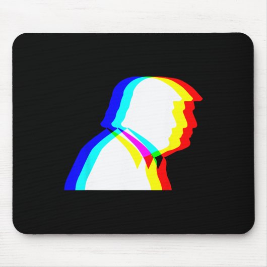 Tapis De Souris Illusion optique Trump Edm (Devant)