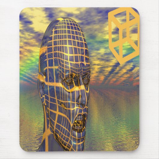 Tapis De Souris Illusion planétaire (Devant)