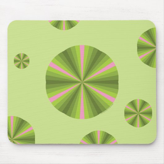 Tapis De Souris Illusion printanière Mousepad (Devant)