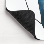 Tapis De Souris Illustration bleue de pastenague (Coin)