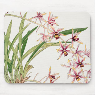 Tapis De Souris Illustration botanique avec orchidées, Souris