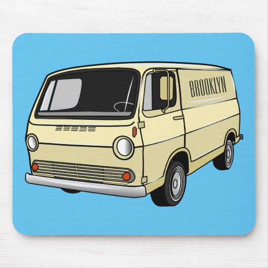 Tapis De Souris Illustration classique de van (Devant)