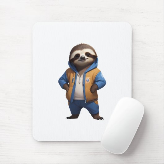 Tapis De Souris Illustration conviviale (Avec souris)