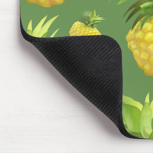 Tapis De Souris Illustration d'ananas (Coin)