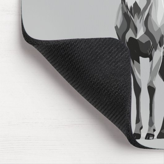 Tapis De Souris Illustration d'art vectoriel avec noir et blanc (Coin)