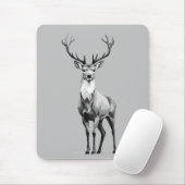 Tapis De Souris Illustration d'art vectoriel avec noir et blanc (Avec souris)