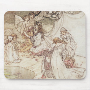 Tapis De Souris Illustration d'Arthur Rackham   pour un conte de