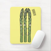Tapis De Souris Illustration d'Asparagus (Avec souris)