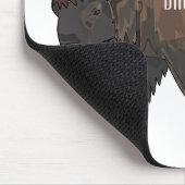 Tapis De Souris Illustration de bison (Coin)