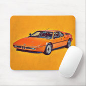 Tapis De Souris Illustration de BMW M1 (Avec souris)