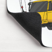 Tapis De Souris Illustration de camion de grue (Coin)