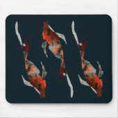 Tapis De Souris Illustration de carpe koï à l'aquarelle (Devant)