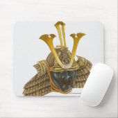 Tapis De Souris Illustration de casque samouraï du 16ème siècle (Avec souris)