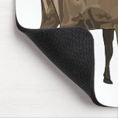 Tapis De Souris Illustration de cerf de dessin animé (Coin)