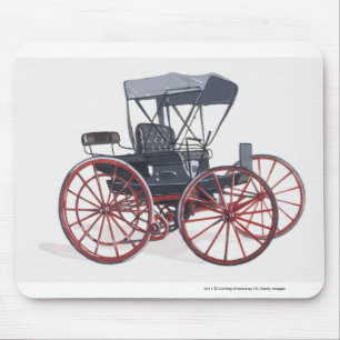 Tapis De Souris Illustration de chariot horseless