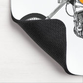 Tapis De Souris Illustration de Chopper Motorcycle 1950 (Coin)