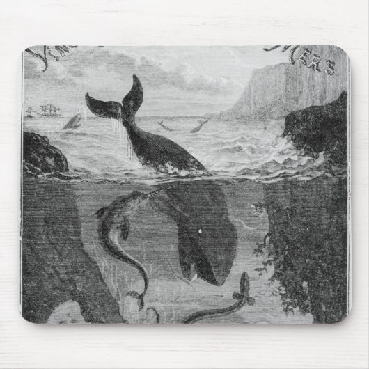 Tapis De Souris Illustration de couverture '20.000 ligues sous le (Devant)