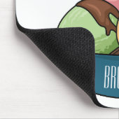 Tapis De Souris Illustration de crème glacée (Coin)