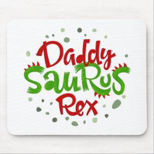 Tapis De Souris Illustration de Daddy Saurus Rex