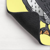 Tapis De Souris Illustration de dessin animé d'aigle harpie (Coin)
