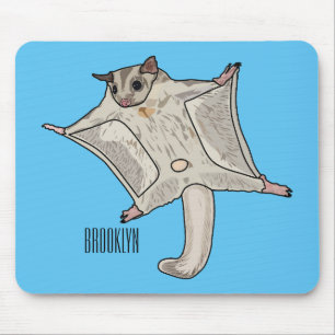 Tapis De Souris Illustration de dessin animé de planneur de sucre