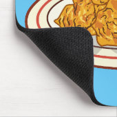 Tapis De Souris Illustration de dessin animé sur le poulet frit (Coin)