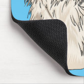 Tapis De Souris Illustration de dessin de chien de Havan (Coin)