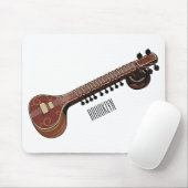 Tapis De Souris Illustration de dessin de Sitar (Avec souris)
