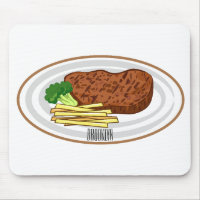 Illustration de dessin de steak