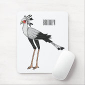 Tapis De Souris Illustration de dessin du secrétaire pour oiseaux (Avec souris)
