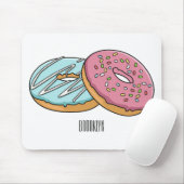 Tapis De Souris Illustration de Donut (Avec souris)