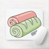 Tapis De Souris Illustration de gâteau suisse roll / roll (Avec souris)