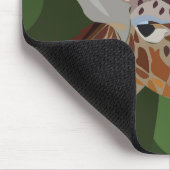 Tapis De Souris Illustration de girafe animal (Coin)