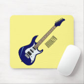 Tapis De Souris Illustration de guitare électrique (Avec souris)