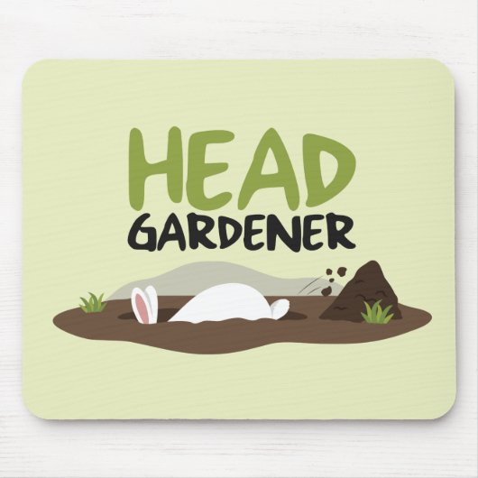 Tapis De Souris Illustration de Head Gardener (Devant)