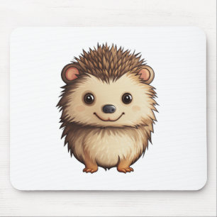 Tapis De Souris Illustration de hérisson de dessin animé