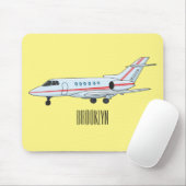 Tapis De Souris Illustration de jet privé (Avec souris)