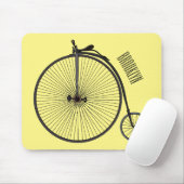 Tapis De Souris Illustration de la bande dessinée de vélo à grande (Avec souris)