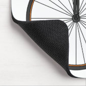 Tapis De Souris Illustration de la bande dessinée de vélo à grande (Coin)