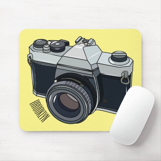 Tapis De Souris Illustration de la caméra (Avec souris)
